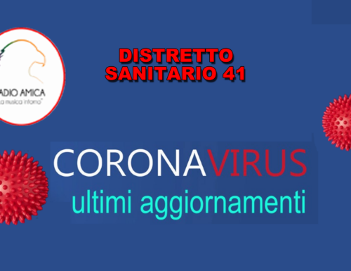 Emergenza Coronavirus Distretto Sanitario 41 – Situazione contagi nei Comuni del Comprensorio Partinicese.